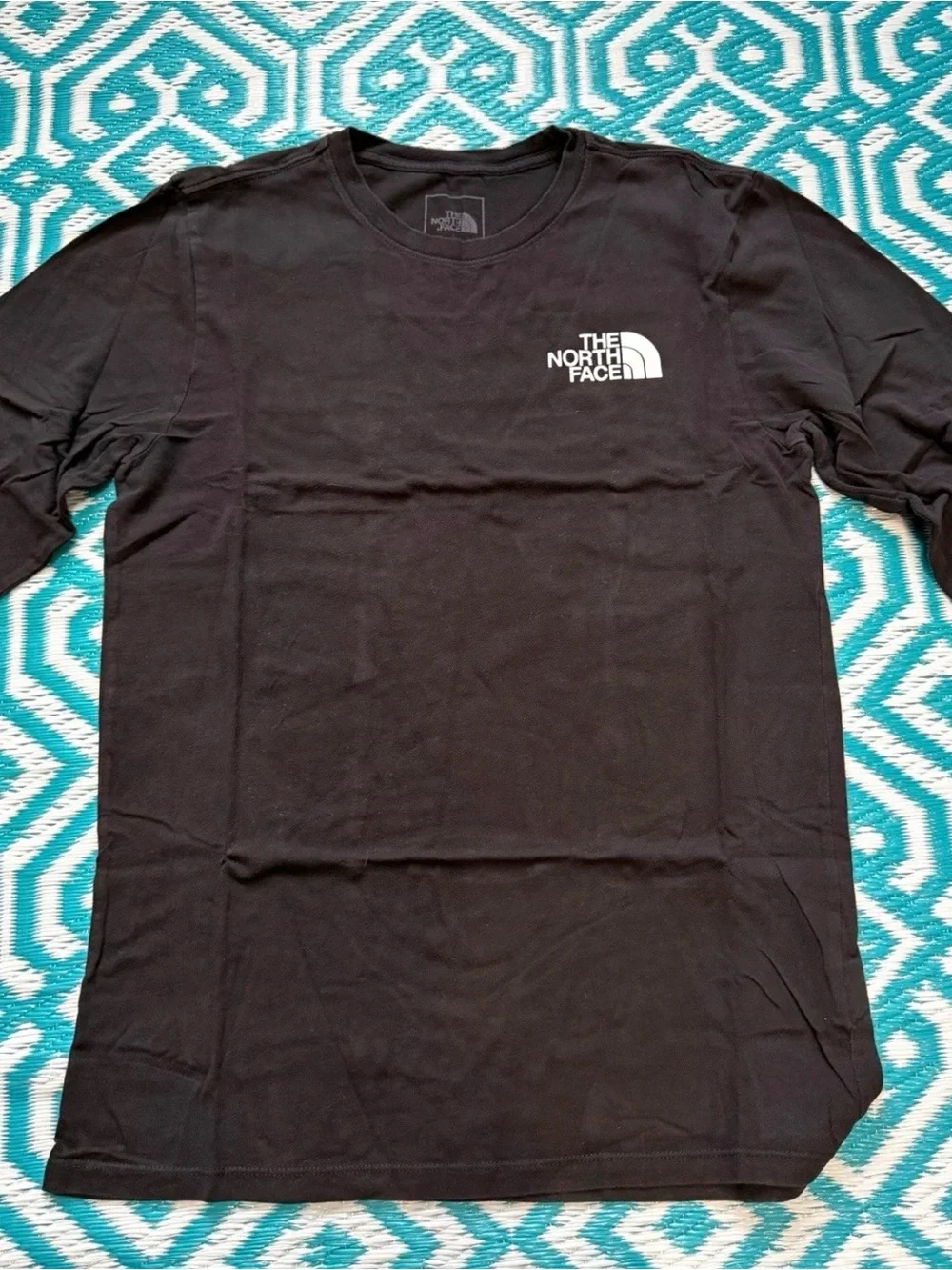 The North Face Black Long-Sleeve Logo Tee